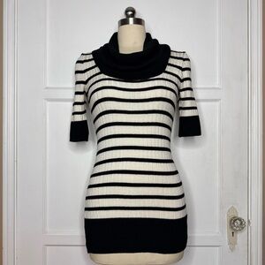 Forever 21 stripe cowl neck top